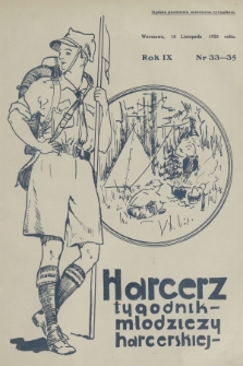 Harcerz : tygodnik młodzieży harcerskiej. R.9, 1928, nr 33-35