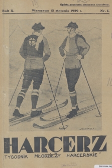 Harcerz : tygodnik młodzieży harcerskiej. R.10, 1929, nr 1