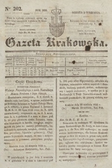 Gazeta Krakowska. 1836, nr 202