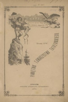 Pamiętnik Towarzystwa Tatrzańskiego. T.4 (1879)