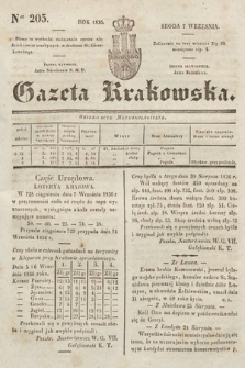 Gazeta Krakowska. 1836, nr 205