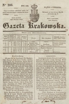 Gazeta Krakowska. 1836, nr 206