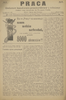 Praca : tygodnik illustrowany, ekonomiczno-społeczny i belletrystyczny. R. 3 [i.e. 4], 1899, nr 17