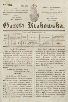 Gazeta Krakowska. 1836, nr 207