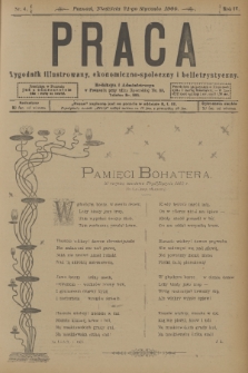 Praca : tygodnik illustrowany, ekonomiczno-społeczny i belletrystyczny. R. 4, 1900, nr 4