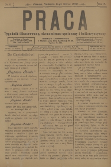 Praca : tygodnik illustrowany, ekonomiczno-społeczny i belletrystyczny. R. 4, 1900, nr 11