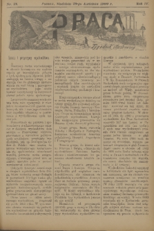 Praca: tygodnik illustrowany. R. 4, 1900, nr 18