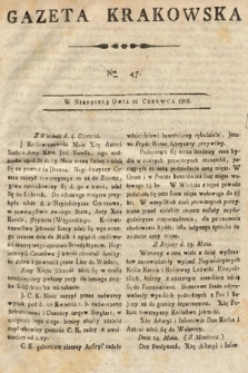 Gazeta Krakowska. 1808, nr 47