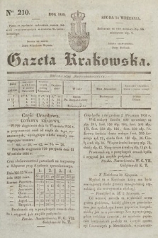 Gazeta Krakowska. 1836, nr 210