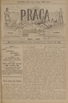 Praca: tygodnik illustrowany. R. 6, 1902, nr 5