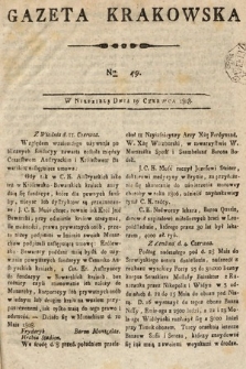 Gazeta Krakowska. 1808, nr 49