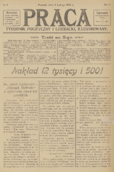 Praca: tygodnik polityczny i literacki, illustrowany. R. 10, 1906, nr 5
