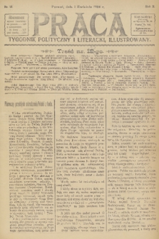 Praca: tygodnik polityczny i literacki, illustrowany. R. 10, 1906, nr 13