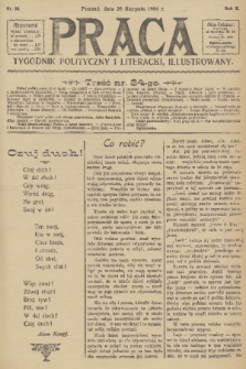 Praca: tygodnik polityczny i literacki, illustrowany. R. 10, 1906, nr 34