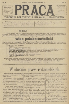 Praca: tygodnik polityczny i literacki, illustrowany. R. 10, 1906, nr 50