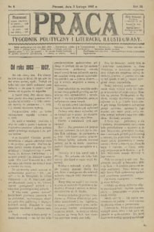 Praca: tygodnik polityczny i literacki, illustrowany. R. 11, 1907, nr 5