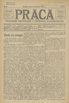 Praca: tygodnik polityczny i literacki, illustrowany. R. 11, 1907, nr 16