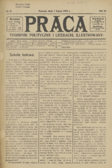 Praca: tygodnik polityczny i literacki, illustrowany. R. 11, 1907, nr 27