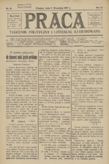 Praca: tygodnik polityczny i literacki, illustrowany. R. 11, 1907, nr 36