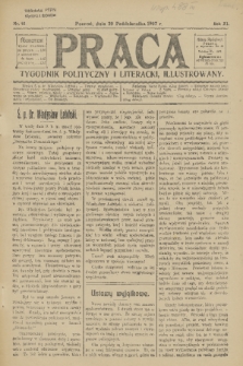 Praca: tygodnik polityczny i literacki, illustrowany. R. 11, 1907, nr 42