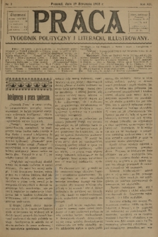 Praca: tygodnik polityczny i literacki, illustrowany. R. 12, 1908, nr 3