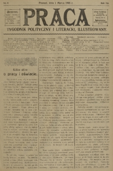 Praca: tygodnik polityczny i literacki, illustrowany. R. 12, 1908, nr 9