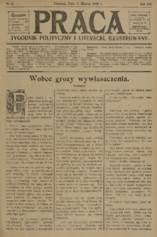 Praca: tygodnik polityczny i literacki, illustrowany. R. 12, 1908, nr 11
