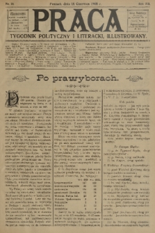 Praca: tygodnik polityczny i literacki, illustrowany. R. 12, 1908, nr 24