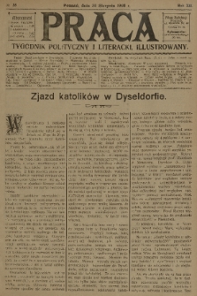 Praca: tygodnik polityczny i literacki, illustrowany. R. 12, 1908, nr 35