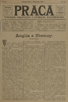 Praca: tygodnik polityczny i literacki, illustrowany. R. 12, 1908, nr 36