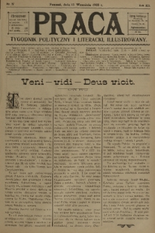 Praca: tygodnik polityczny i literacki, illustrowany. R. 12, 1908, nr 37