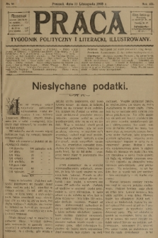 Praca: tygodnik polityczny i literacki, illustrowany. R. 12, 1908, nr 46