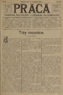 Praca: tygodnik polityczny i literacki, illustrowany. R. 12, 1908, nr 48