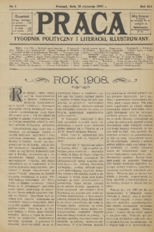 Praca: tygodnik polityczny i literacki, illustrowany. R. 13, 1909, nr 2