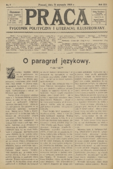 Praca: tygodnik polityczny i literacki, illustrowany. R. 13, 1909, nr 5