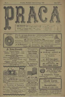 Praca: tygodnik polityczny i literacki, illustrowany. R. 14, 1910, nr 7
