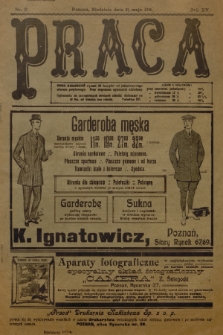 Praca: tygodnik polityczny i literacki, illustrowany. R. 15, 1911, nr 21