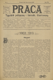 Praca: tygodnik polityczny i literacki, illustrowany. R. 17, 1913, nr 2