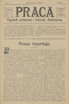 Praca: tygodnik polityczny i literacki, illustrowany. R. 17, 1913, nr 5