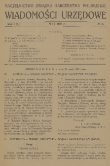 Wiadomości Urzędowe. R. 1, 1923, nr 5