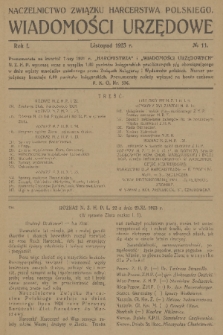 Wiadomości Urzędowe. R. 1, 1923, nr 11