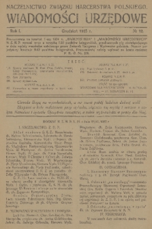 Wiadomości Urzędowe. R. 1, 1923, nr 12