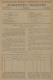 Wiadomości Urzędowe. R. 2, 1924, nr 2