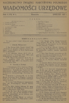 Wiadomości Urzędowe. R. 3, 1925, nr 4