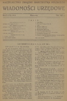 Wiadomości Urzędowe. R. 3, 1925, nr 5