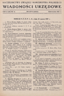 Wiadomości Urzędowe. R. 5, 1927, nr 4