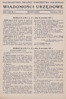 Wiadomości Urzędowe. R. 5, 1927, nr 6