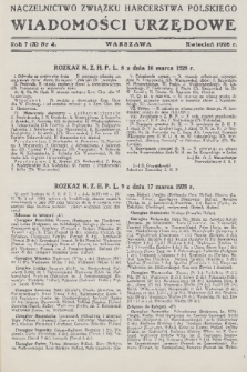 Wiadomości Urzędowe. R. 7, 1928, nr 4