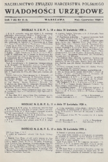 Wiadomości Urzędowe. R. 7, 1928, nr 5 i 6