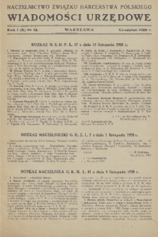 Wiadomości Urzędowe. R. 7, 1928, nr 12